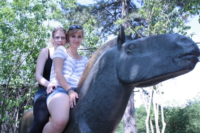 Milena&Verka na koni