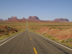 Silnice k Monument Valley
